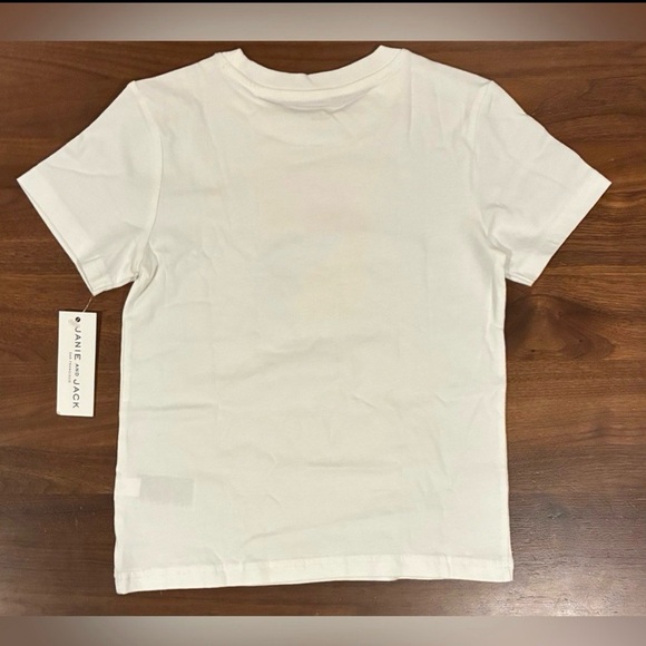 NWT- Janie and Jack White Tropical Graphic Tee - Picture 3 of 5